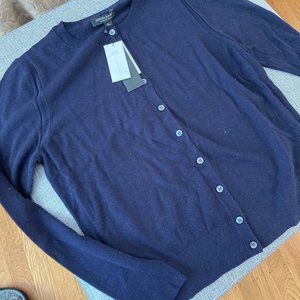 NWT Navy Banana Republic Merino Wool Cardigan - M